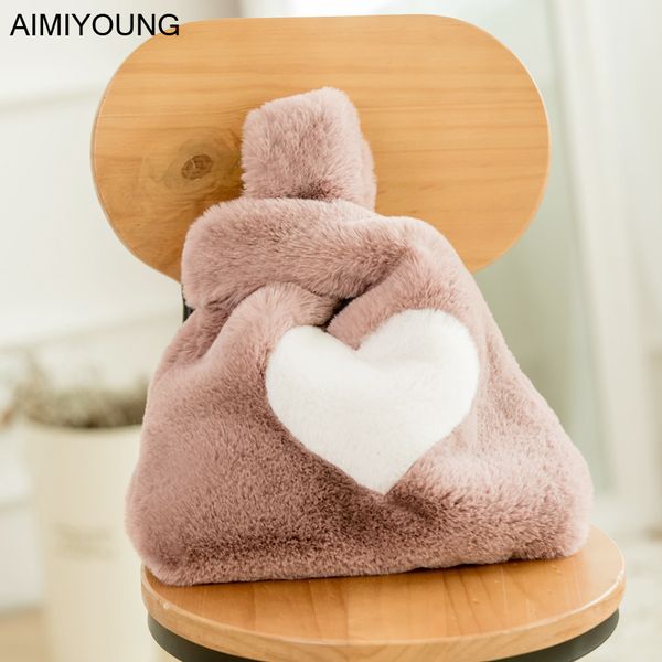 

aimiyoung women day clutches faux fur crossbody bags for women messenger bag shoulder bag handbags bolsa feminina bolsos mujer