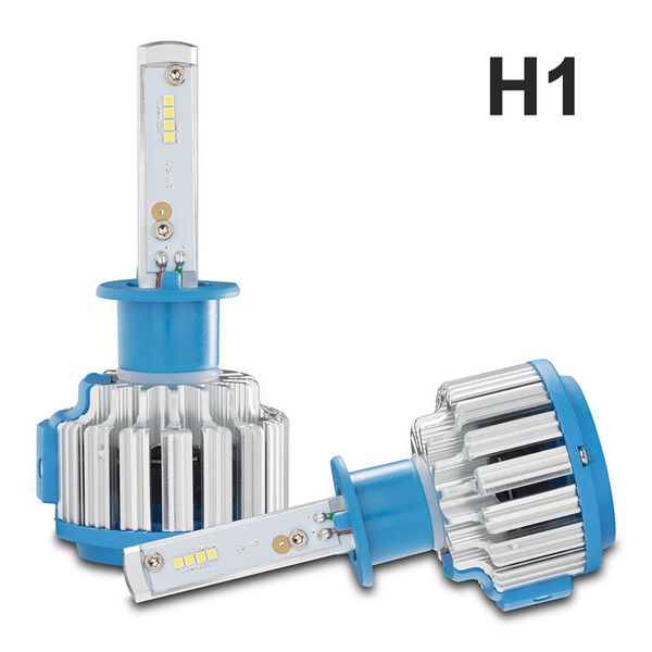 

car light 2pc 70w 7000lm h1 car led headlight 6000k b2 canbus fog lamp head 9-32v dropship 19f15