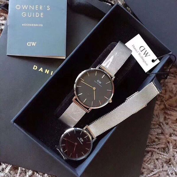 

With Original Box New DW Luxury Daniel Watches 40mm Men 32mm Women quartz watch fashion dress woman Brand Famous Female Clock lady Relogio M