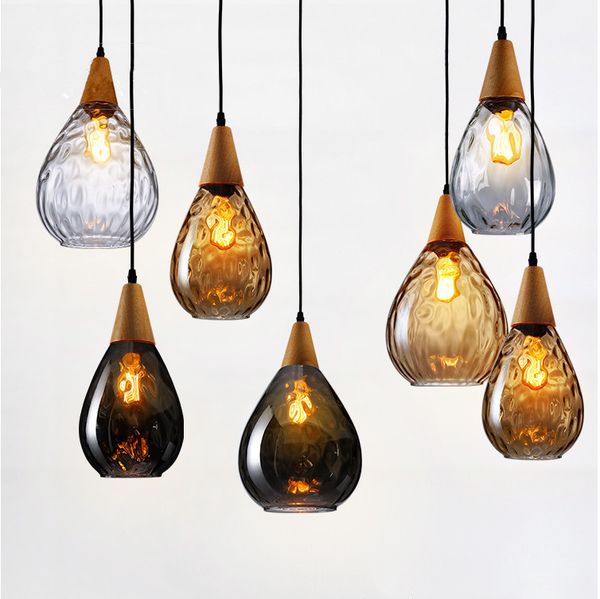 

color commercial bar led rustic kitchen beaded egg shape pendant light