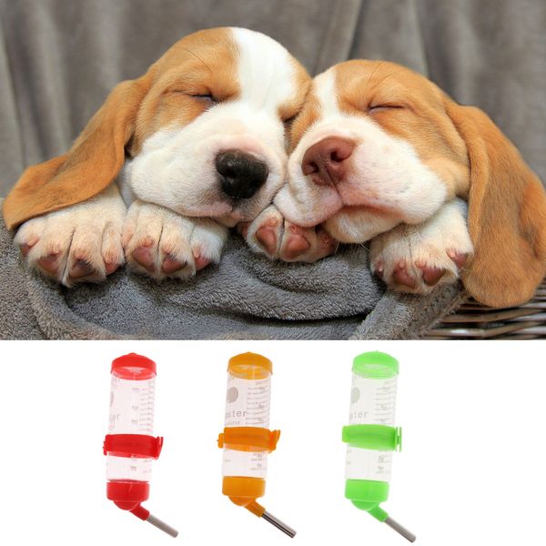 

2pcs 125ml small pet rat hamster bunny water bottle dispenser