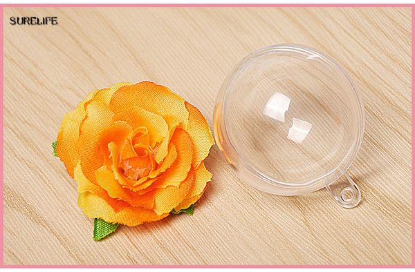 

75pcs 4/5cm christmas decorations for home transparent ball xmas tree hanging ball wedding marriage party decorations