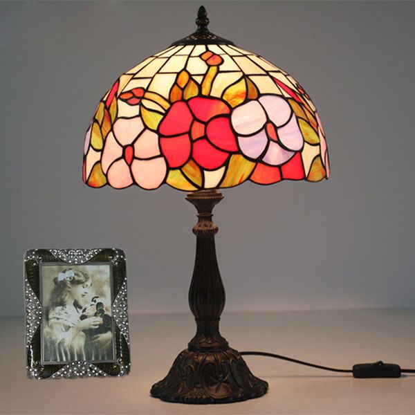 

12 inch wedding room decor table lamp luxury bedroom bedside light home lighting for living room 30cm european table lightings