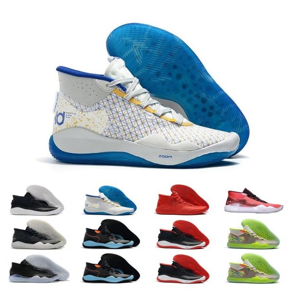 

kevin durant xii kd 12 fluorescent green sports basketball shoes good quality mens designer sports sneakers