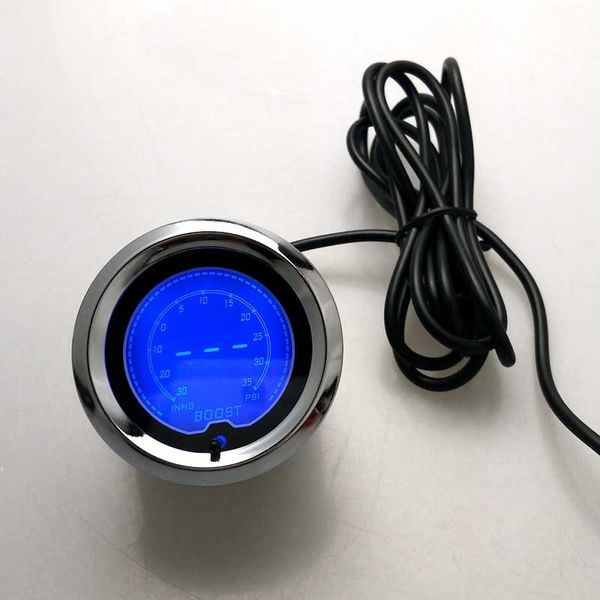 

12v car gauges modified 2 "52mm 7-color backlight booster table