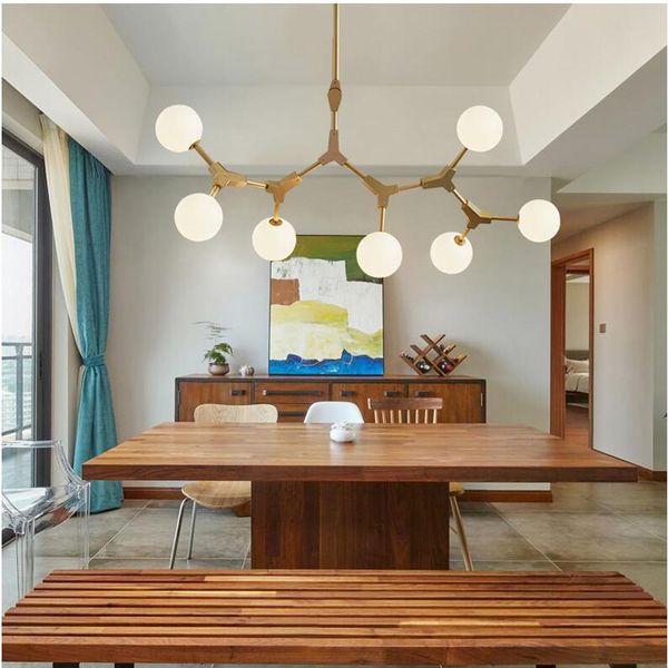 Nordic Modern Minimalist Chandelier Led Restaurant Pendant Lamp Nordic Modern Minimalist Chandelier Led Restaurant Pendant Lamp Personality Aluminum Living Room Creative Art Flower