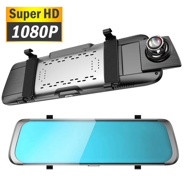 

10" авомобилей да камеѬ dvr зеѬкала вид зади видеозапиваего ђѬойва 1080p п