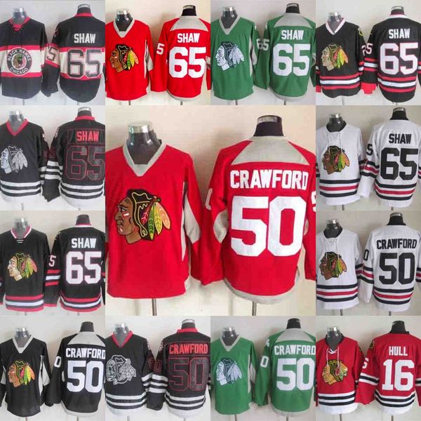 

65 Andrew Shaw Chicago Blackhawks Jersey Hockey 50 Corey Crawford 16 Bobby Hull Duncan Keith Toews Artemi Panarin Patrick Kane Hossa Hockey