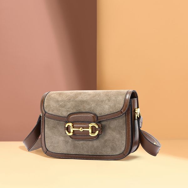 

women's bag new hit color suede ladies shoulder bag women's messenger tassel fashion simple small square