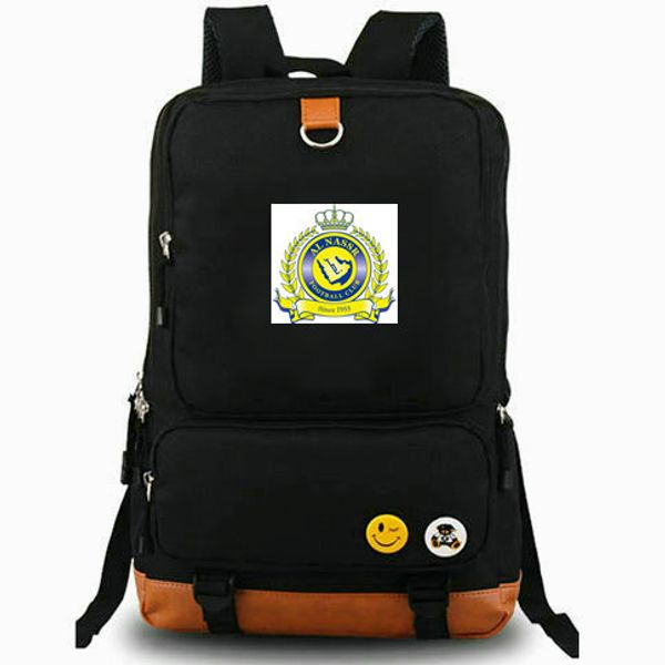 

ai nasr backpack riyadh club day pack cool football fans school bag soccer team packsack laprucksack sport schoolbag outdoor daypack