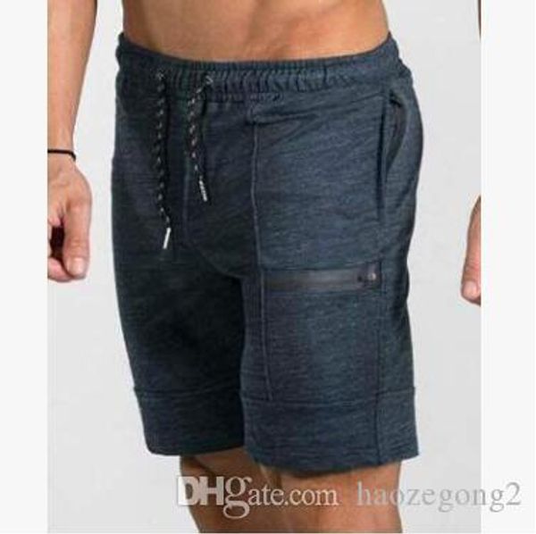 

хлопка высокого качества мужчины шорты спортивные клубы тренировки дышащий короткий лето 2019 пляж мода карманный zipper гарнир короткие шта, White;black