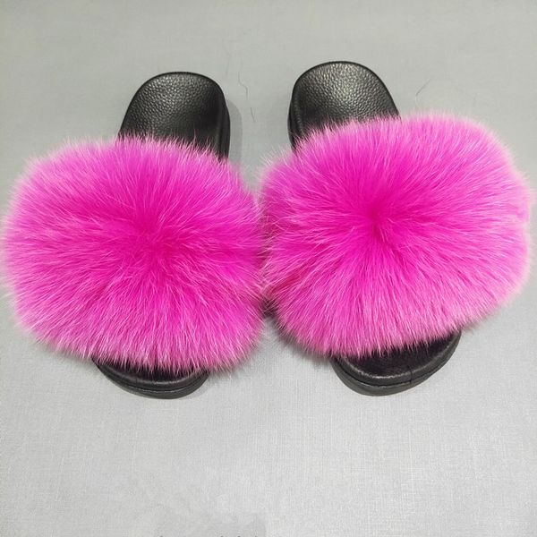 

slippers [deat] 2021 spring summer round toe shallow fur non-slip outdoor flat shoes high heel outer anti-slip women se370, Black