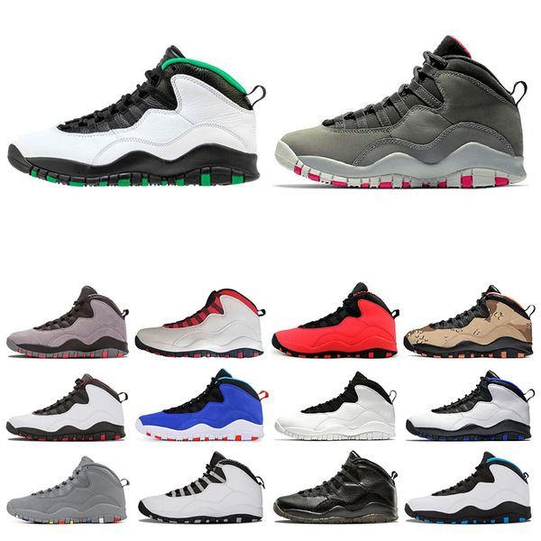 

10 10s men basketball shoes seattle cement westbrook chicago orlando dark smoke grey men sports sneakers size 7-13
