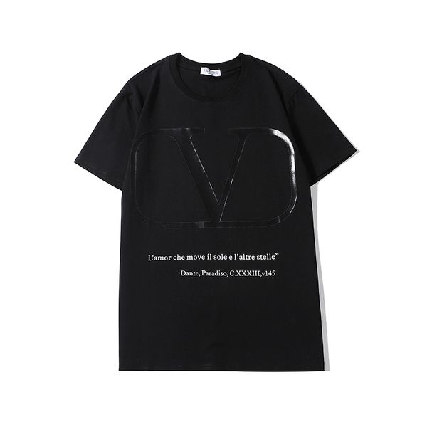 

новый большой письмо печати мужские brandshirts designershirts роскошные мужские футболки женщин summer tee короткие рукава вскользь tshirts, White