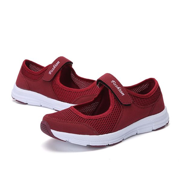 

мода спортивная женщина кроссовки лето весна анти скольжения фитнес работает сладкий спорт леди теннис обувь на плоской подошве женская обув, Black