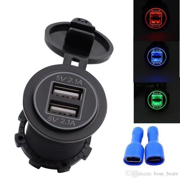 5v 4 2a Dual Usb Car Charger Universal Dual Usb Port Power Outlet