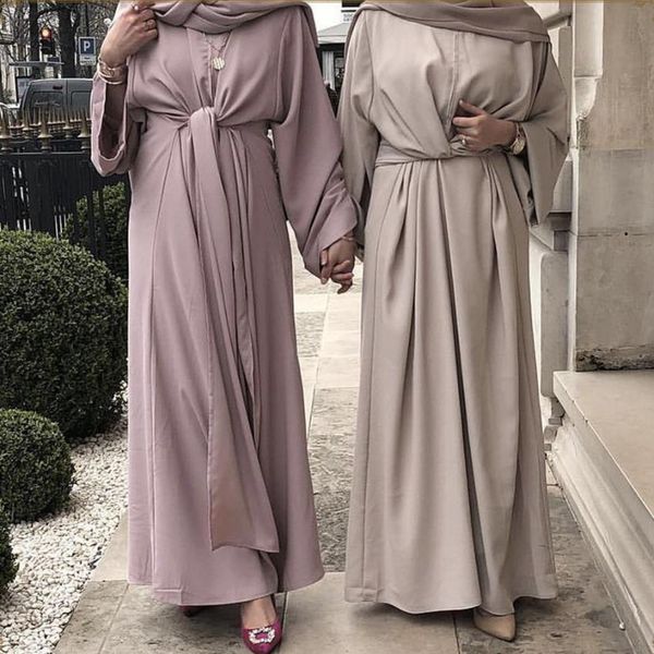 

fahion muslimah fake two pieces robe musulmane turkish dubai fashion muslim kaftan robe full length worship service abaya, Red