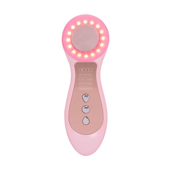 

4 colors led pn light facial massager ems warm face cleaner skin care anti aging face lifting skin rejuvenation machine