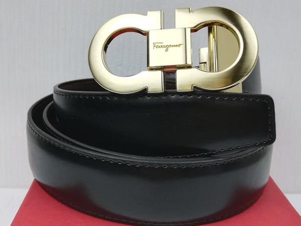 

New fa hion vxl 13 ferragamo men bu ine belt ceinture automatic buckle genuine leather belt for men wai t belt hipping, Slivery;black