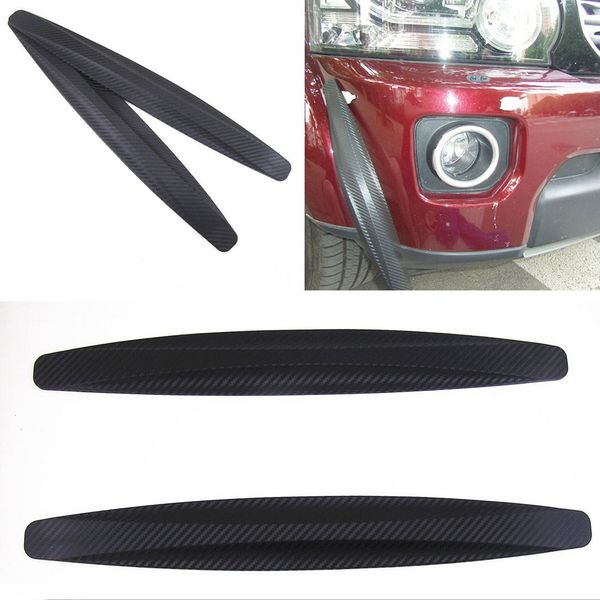 

vehicle carbon fiber protector anti scratch bumper guard strip sticker 2pcs