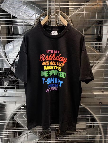 

street fashion clothing vetments t-shirt for men women hip hop casual spring summer fashion cool vetement t-shirt gunn, White;black