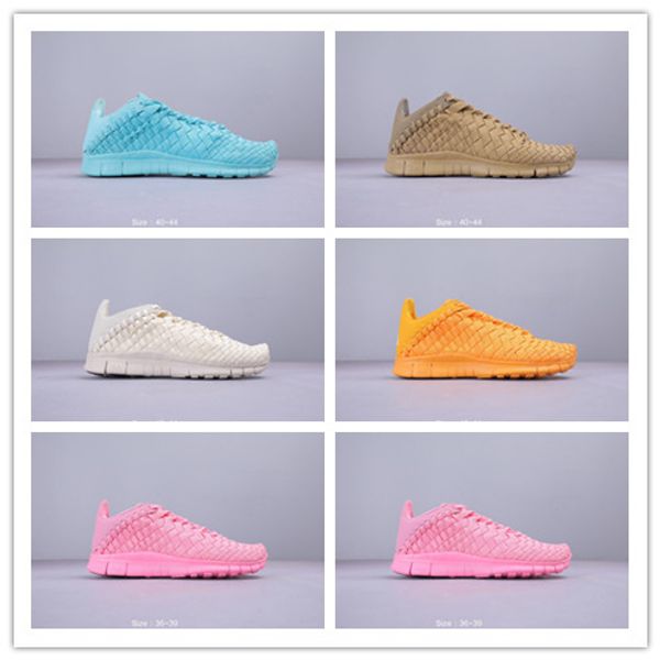 

2019 manual compilation super light running shoes for mens women inneva woven fashion sports sneakers size 36-44, White;red