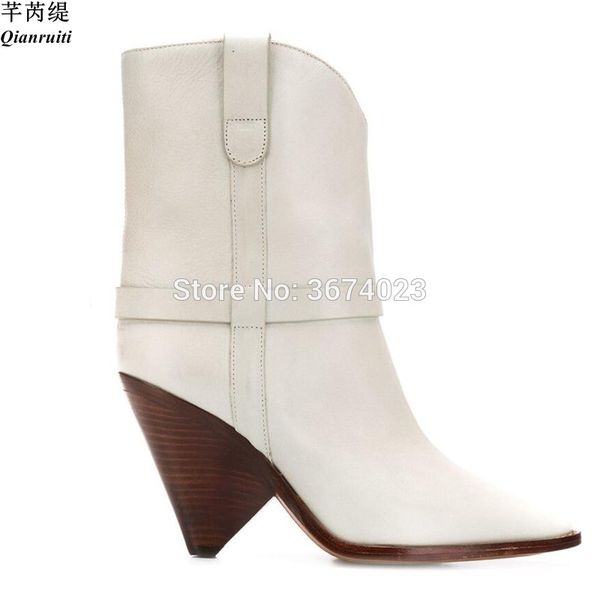 botines estilo vaquero para dama