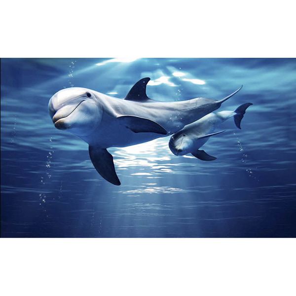 

современные обои для гостиной обои ocean dolphin blue room обои
