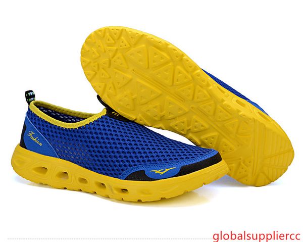 

khkai outdoor aqua shoes mesh breathable water sneakers footwear quick dry lightweight summer men water beach shoes