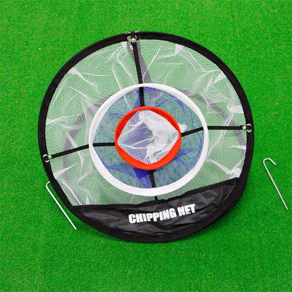 

1pcs golf up mats practice easy net golf training aids metal + net indoor outdoor chipping pitching cages pgm brand new