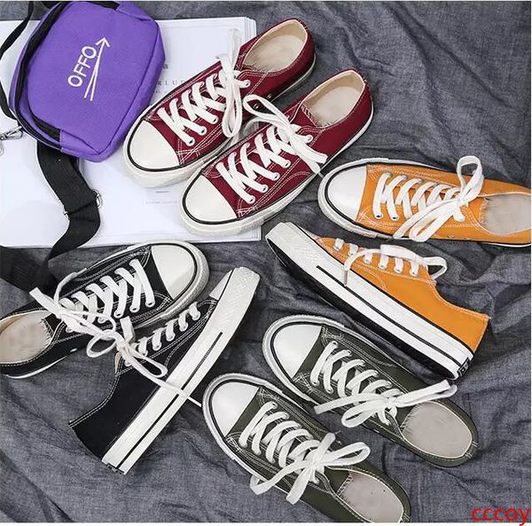 

new casual shoes mens for womens canvas red yellow green designer shoes comfortable outdoor women sports shoes size 36-44