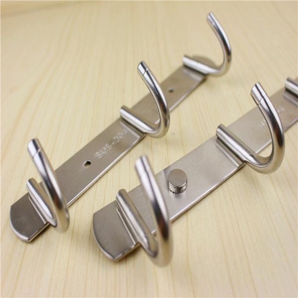 

304 stainless steel wall mounted coat hooks rack towel hook for kitchen home nds