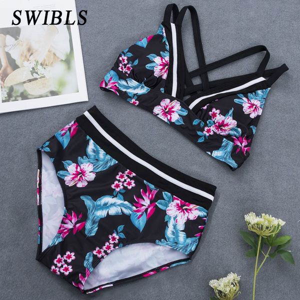 

2020 woman bikini large xl-4xl swimsuit brazilian beach bathing suit female push-up biquini women plus size swimwear, White;black