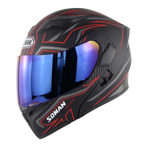 

мотоцикл анфас шлем байкер casque moto черный высокое качество abs мотокросс шлем capacete двойной объектив ece флип вверх каско мото
