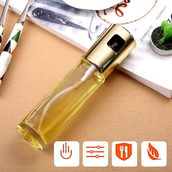 

stainless steel olive pump spray bottle oil sprayer oiler pot bbq barbecue cooking tool can pot cookware kitchen tool