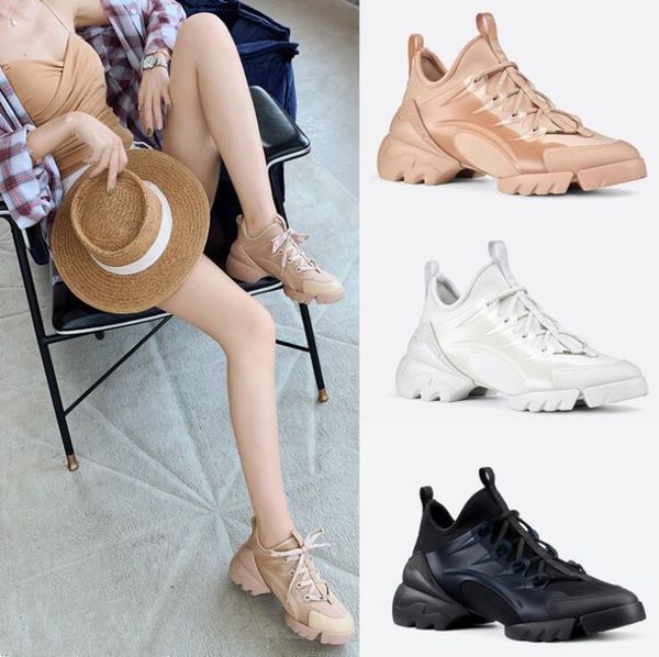 

womens platform shoes comfort lace up connect casual shoes leather climbing shoes patchwork walking casual flats ing, Black