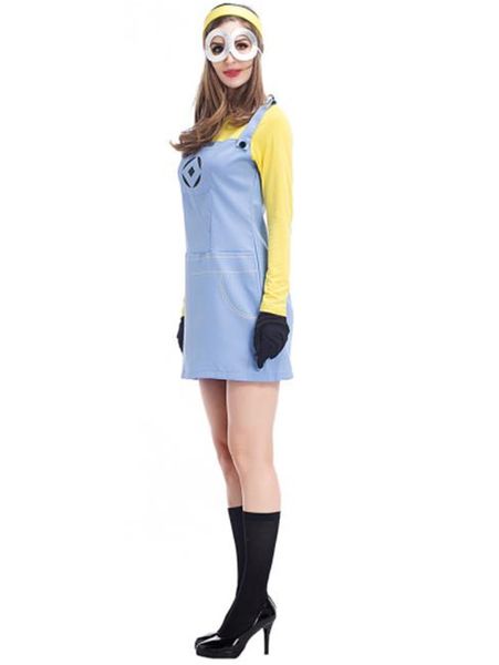 Fashion-The Minions Costume a tema unisex Halloween e abiti divertenti da festa Abiti necessari Abiti di moda cosplay firmati