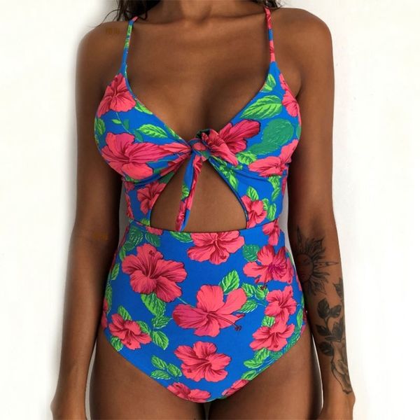 

woman swimsuit 2020 one piece floral bathing suit for women big leaf beach swimming vintage bather female swimwear, White;black
