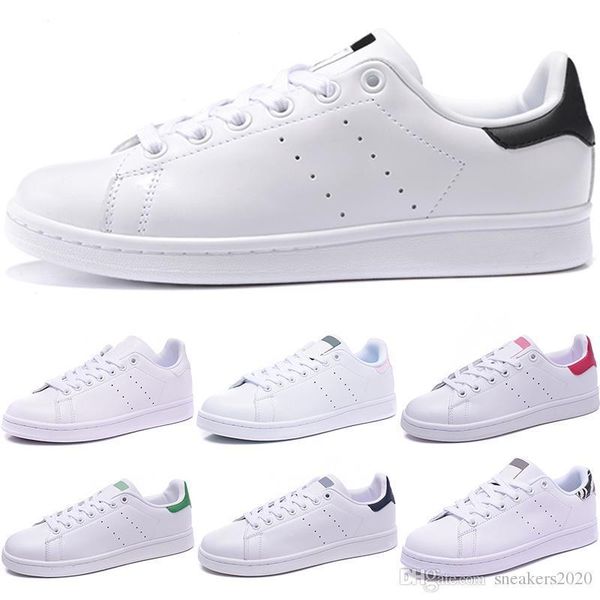 

мужчины стэн оригинальные женщины смит повседневная обувь черный белый мода мальчик девочка кожаные квартиры дешевые дизайнер тренер спортив