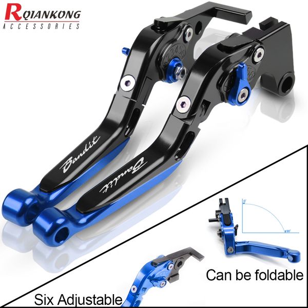 

for gsf 600 bandit 2000 2001 2002 2003 2004 motorcycle clutch brake lever aluminum extendable adjustable foldable levers