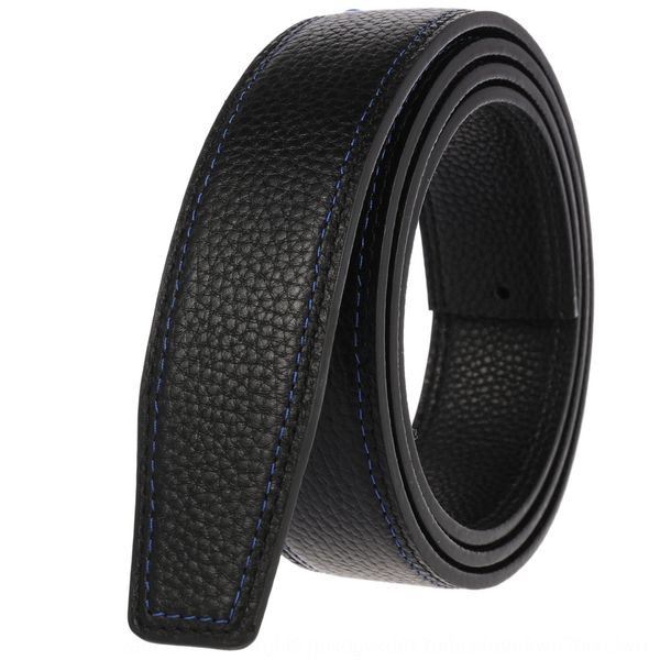 

xmgko double-sided layer cowhide automatic buckle ly35-3594 men's double-sided layer cowhide belt strip men's automatic buckle bel, Black;brown