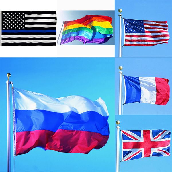 

3 * 5ft 90 * 150см радужные флаги и баннеры лесбийская gay pride lgbt flag полиэстер красочный флаг для украшения 26 design xd22113
