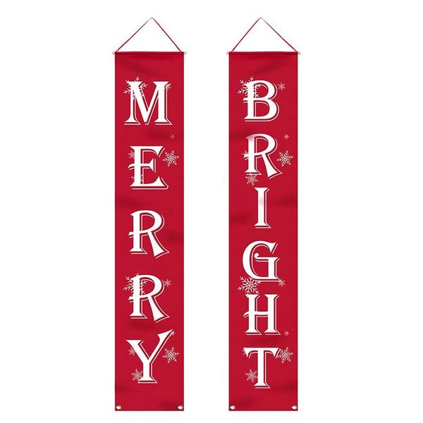 

christmas porch sign bright and merry christmas hanging sign for holiday home indoor outdoor porch wall decoration