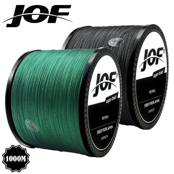 

jof braid fishing line 300m 500m 1000m 4 strands multifilament fishing wire carp 10-82lb