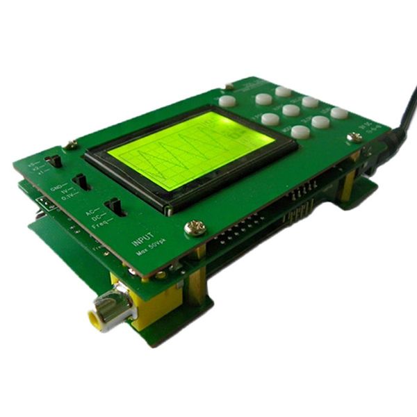 Freeshipping DIY Digital Oscilloscope Kit Set Parts Com Painéis Atacado com Tela LCD