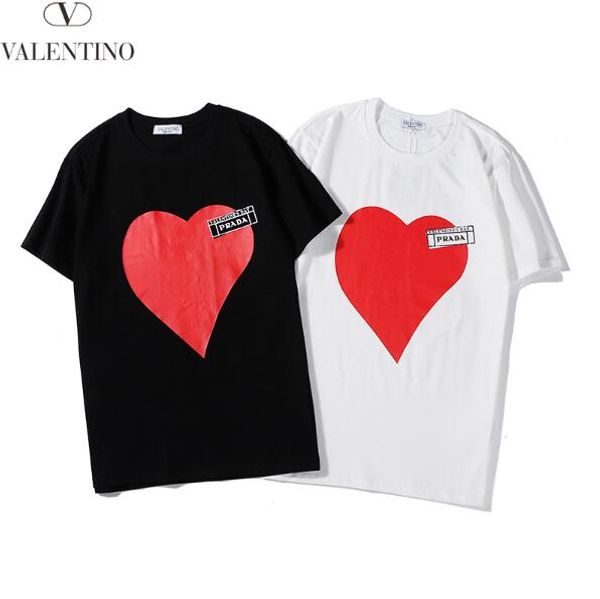 

роскошная летняя футболка черный белый конструктора рубашки мужчины женщины с коротким рукавом мужская футболка hip hop тис размер s-xxl, White