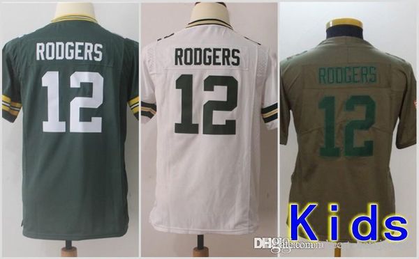 aaron rodgers youth xl jersey