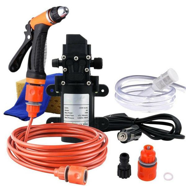 

car wash 12v washer pump high pressure cleaner electric cleaning auto device