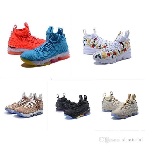 

what the lebron 15 basketball mens shoes for sale flowers mvp christmas bhm oreo youth kids generation sneakers boots with original box
