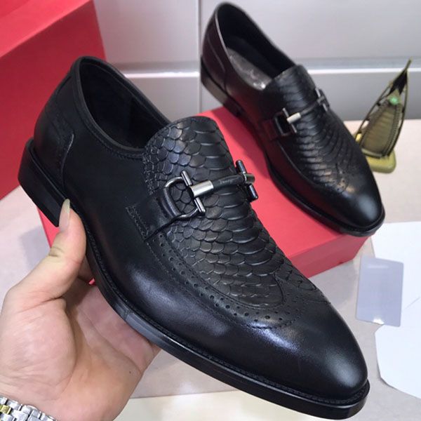 

with box] luxury designer fashion brand men's dress shoes super star shoes leather men's red bottom designer shoes, Black